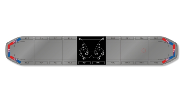 Raiden FIT+ Speaker Lightbar Dual Colour 1829mm (72") - RBK