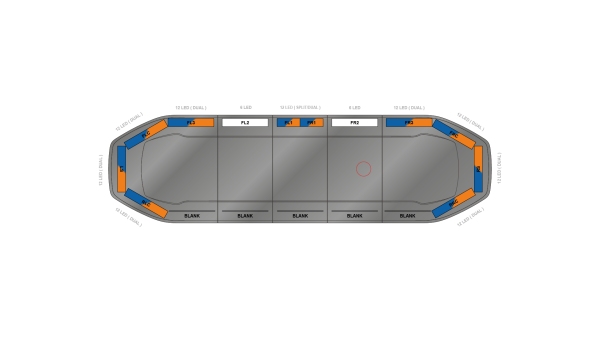 Raiden HE Dual Colour Lightbar 1066mm (42") - BAK - 06660284