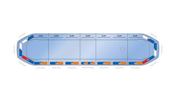 Raiden HE Dual Colour Lightbar 1371mm (54") - BWB - 06660277